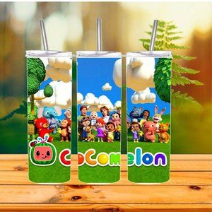 20 Oz Coco Melon Hot and Cold Stainless Steel Tumbler